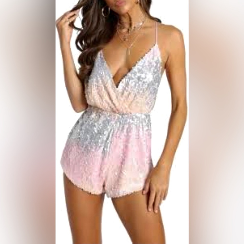 NWT Showpo “Standing By Your Side Playsuit”